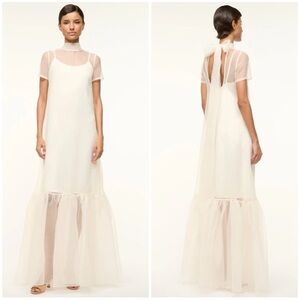 STAUD White Polyester Garment